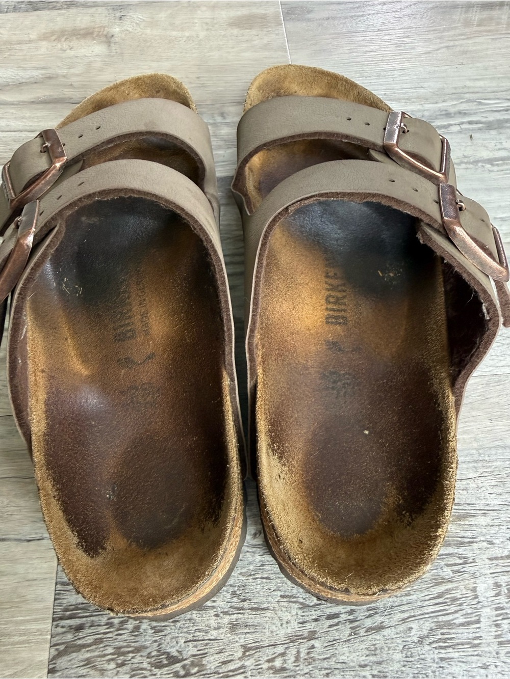 Birkenstock Women's Double-Strap Sandals - Taupe - Picture 6 of 7